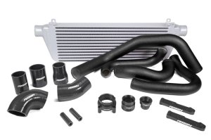 Subaru WRX Front Mount Intercooler - Perrin Performance - Black Tubes & Silver Core - `22-`25 Subaru WRX Front Mount Intercooler - Perrin Performance - Black Tubes & Silver Core - `22-`25